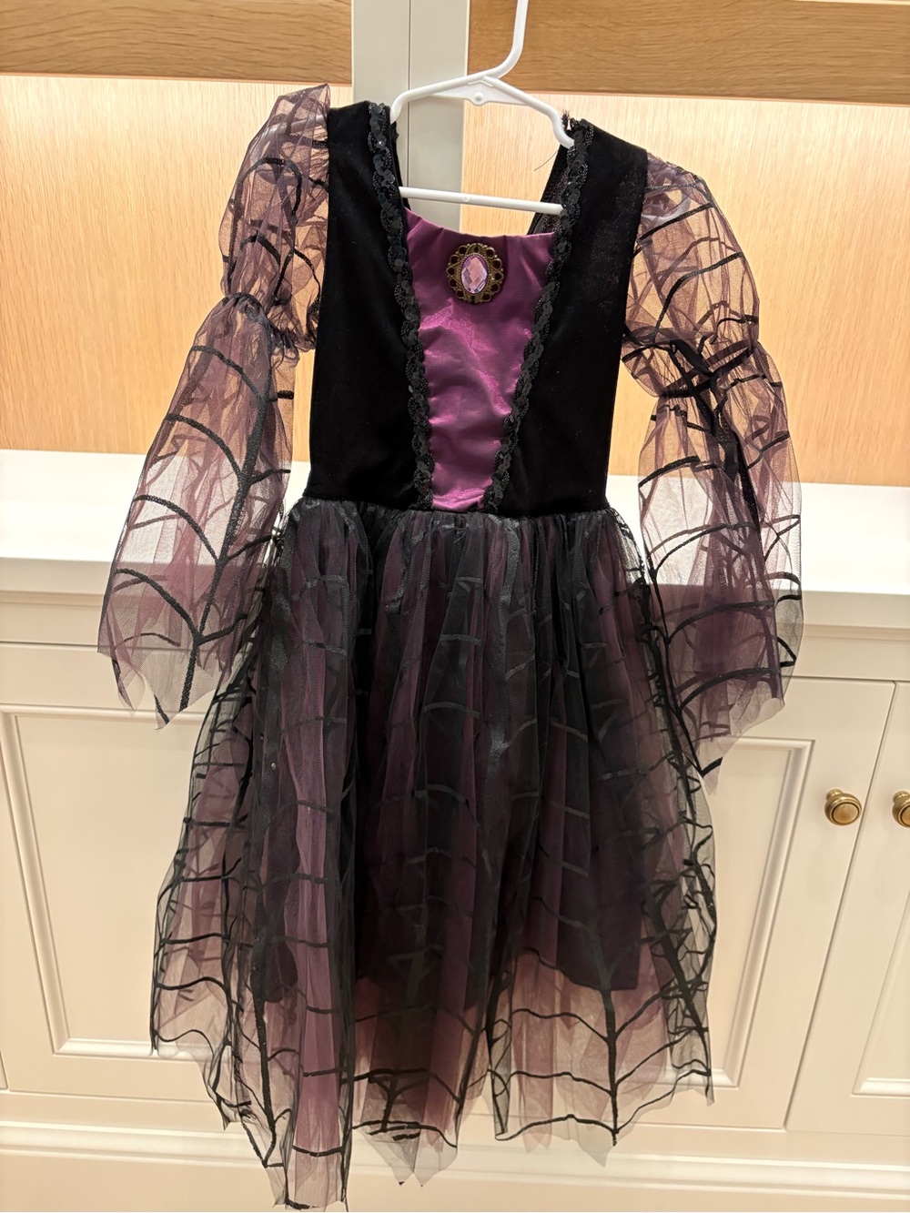 Great Pretenders Amethyst the Spider Witch Dress with Hat - Girls 5/6